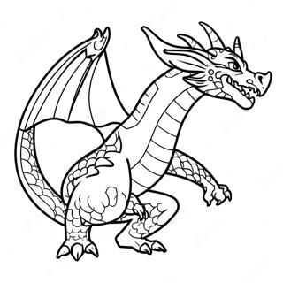 Majestatni Mistr Draku Ve Vzduchu Omalovanka 128428-61839