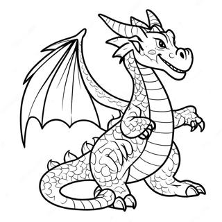 Silny Mistr Draku A Drak Omalovanka 128430-61846