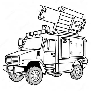 Omalovánka Swat Truck Omalovánky