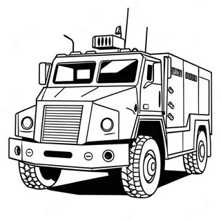 Omalovánka Obrněný Swat Truck Omalovánky