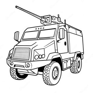 Omalovánka Obrněný Swat Truck Omalovánky