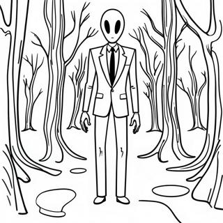 Slender Man V Desivem Lese Omalovanka 128995-62274