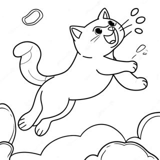 Meowscles Skace Vysoko Omalovanka 129176-62427