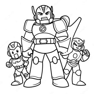 Miniforce Hrdinove Omalovanka 129200 62439