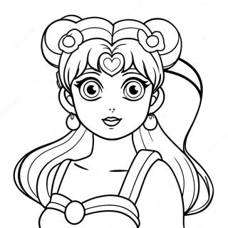 Princezna Serenity Sailor Moon Omalovanka 129556-62712