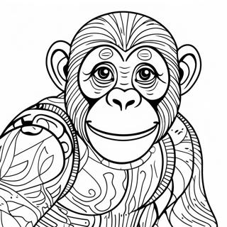 Simpanz Omalovanka 129710-62832