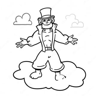 Omalovanka S Piskovym Muzem Obklopenym Mraky 129970-63043