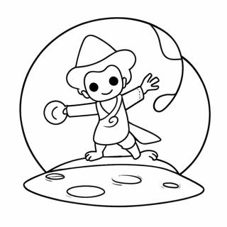 Omalovanka Hraveho Piskoveho Muze S Mesicem 129971-63045