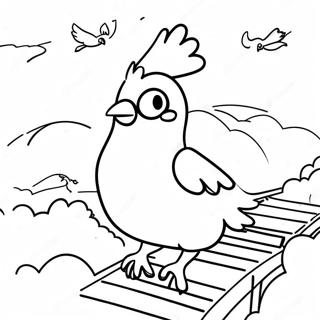 Dobrodruzny Holub Na Horske Draze Omalovanka 130895 63757