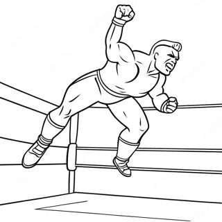 Omalovanka Zapasnika Wwe Skakajiciho Na Soupere 130972-63815