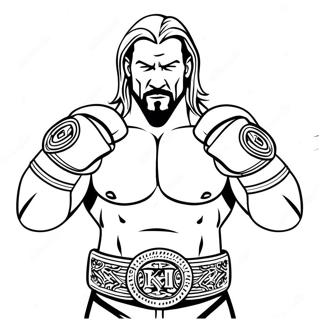 Omalovanka Triple H Drziciho Dva Pasy 130974-63823