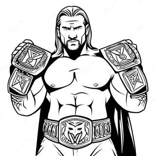 Omalovanka Triple H Drziciho Dva Pasy 130974-63824