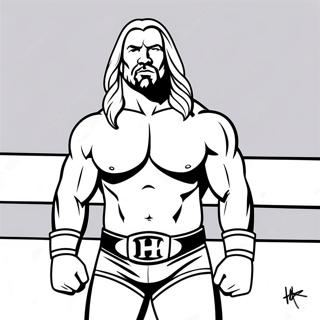 Omalovanka Triple H V Ringu 130975-63826