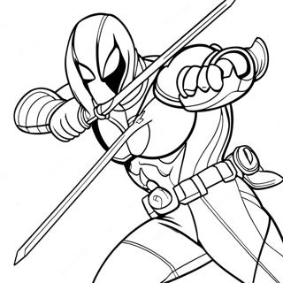 Omalovanka Deathstroke Se Mecem 130998-63833
