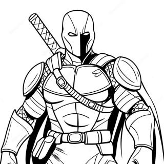 Omalovanka Deathstroke Se Mecem 130998-63834