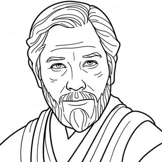 Obi Wan Kenobi Omalovánky