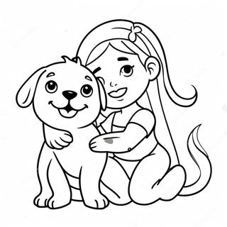 Hrava Velka Sestra S Stenetem Omalovanka 131309-64084