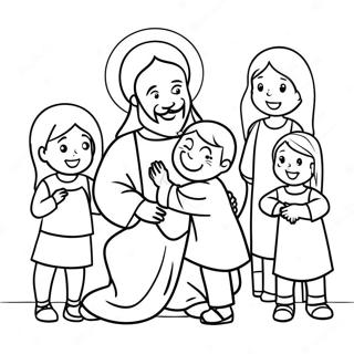 Jezis Miluje Male Deti Omalovanka 131331-64087