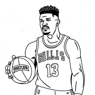 Jimmy Butler Omalovánky