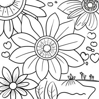 Krasna Omalovanka S Divokymi Kvetinami 131412 64163