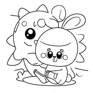 Chibi Slunce A Mesic Fnaf Omalovanka 131951-64572