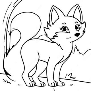 Majestatni Anime Liska Omalovanka 132105 64699