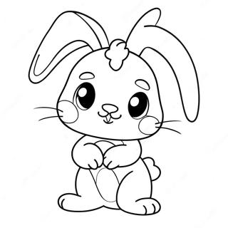 Roztomily Anime Kralik Omalovanka 132106 64701