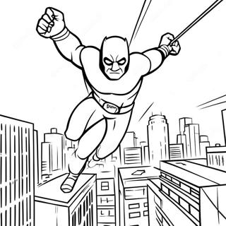 Omalovanka Daredevila Houkajiciho Pres Mesto 132204-64769