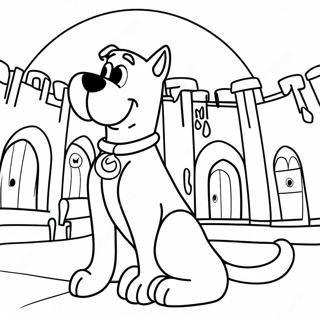 Omalovanka Scooby Doo Na Strasidelnem Zamku 13237-2894