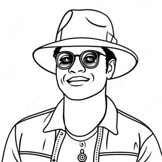 Bruno Mars Omalovánky