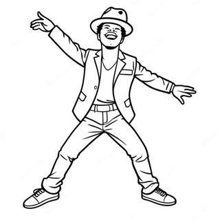 Bruno Mars Tancici Omalovanka 132695-65158