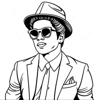 Bruno Mars Omalovánky