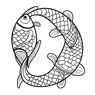 Barevne Koi Ryby Plavajici Omalovanka 132771-65211