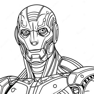 Ultron S Zaricimi Ocima Omalovanka 132978-65379