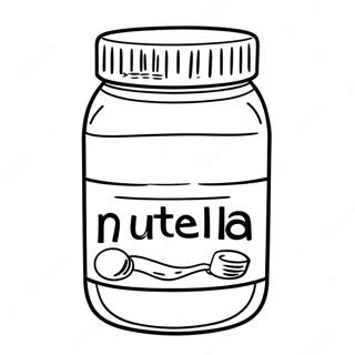 Nutella Omalovánky