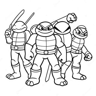 Vzestup Tmnt Omalovánky