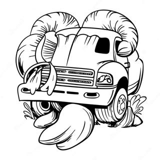 Ram Truck Omalovánky