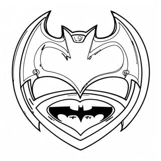 Batman Logo Omalovánky