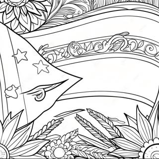 Podrobna Omalovanka Vlajky Kuby 133569-65829