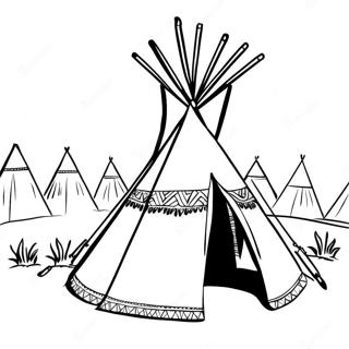 Teepee Omalovánky