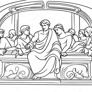 Omalovanka Sixtinske Kaple 134364 66443