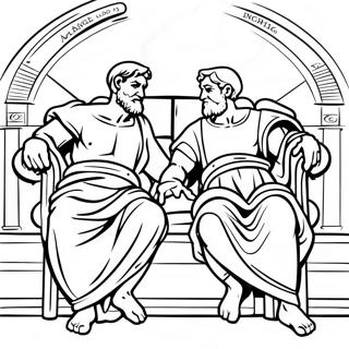 Omalovanka Michelangelovych Postav V Sixtinske Kapli 134368 66459