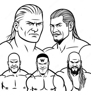 Omalovanka Wwe Superhvezd V Akci 134570-66606