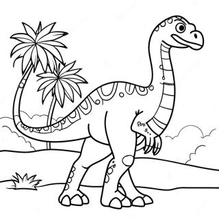 Omalovanka Therizinosaurus 134621-66643