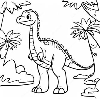 Omalovanka Therizinosaurus 134621-66644