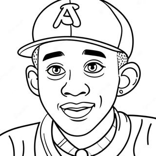 Omalovanka Barevneho Portretu Tylera Tvurce 134751-66748