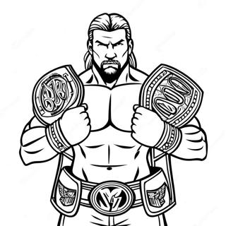 Dynamicka Omalovanka Triple H Drziciho Dva Pasy 134984 66936