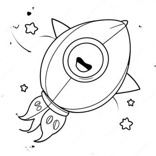 Omalovanka S Roztomilou Raketou A Hvezdami 135061 66994