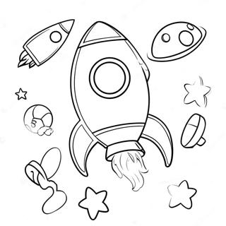 Omalovanka S Letajici Raketou A Kreslenymi Postavickami 135062 66999