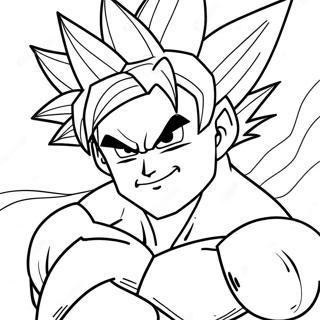 Omalovanka Goku Super Saiyan 4 V Boji 135394-67260